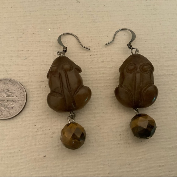 Semi precious stone earrings - Picture 3 of 3